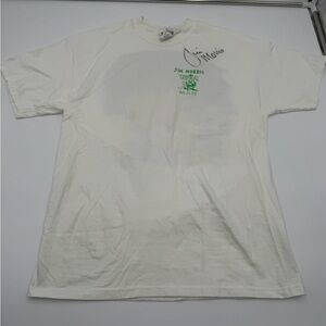 Jim Morris Tropical Man SIGNED T Shirt Autographed Parrothead Music Size Large